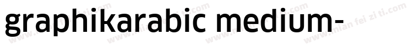 graphikarabic medium字体转换